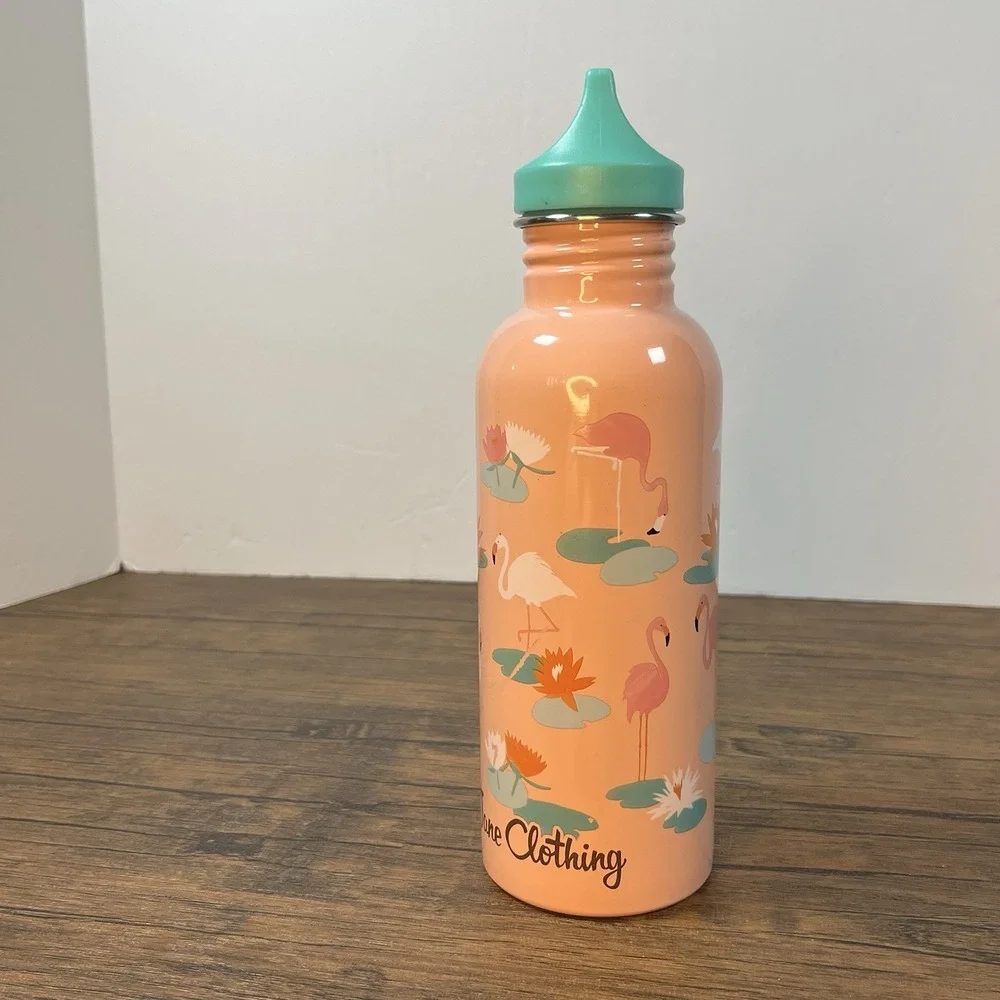 Matilda Jane Once Upon A Time Bright Feathers Flamingo Water‎ Bottle Mm72 25 oz